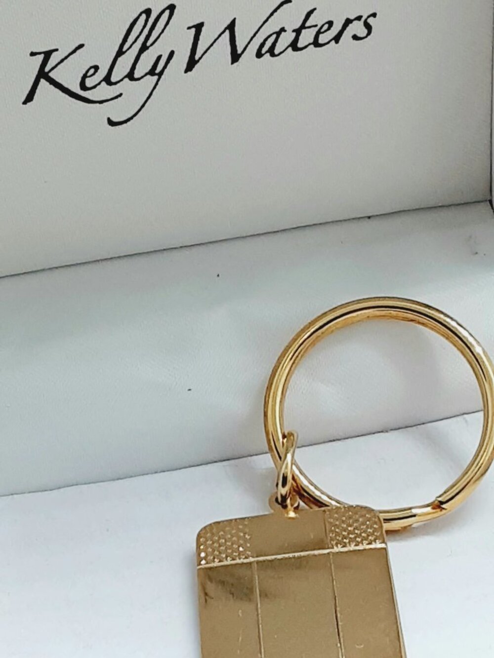 NEW Bridal Party Gift -- Gold tone key ring